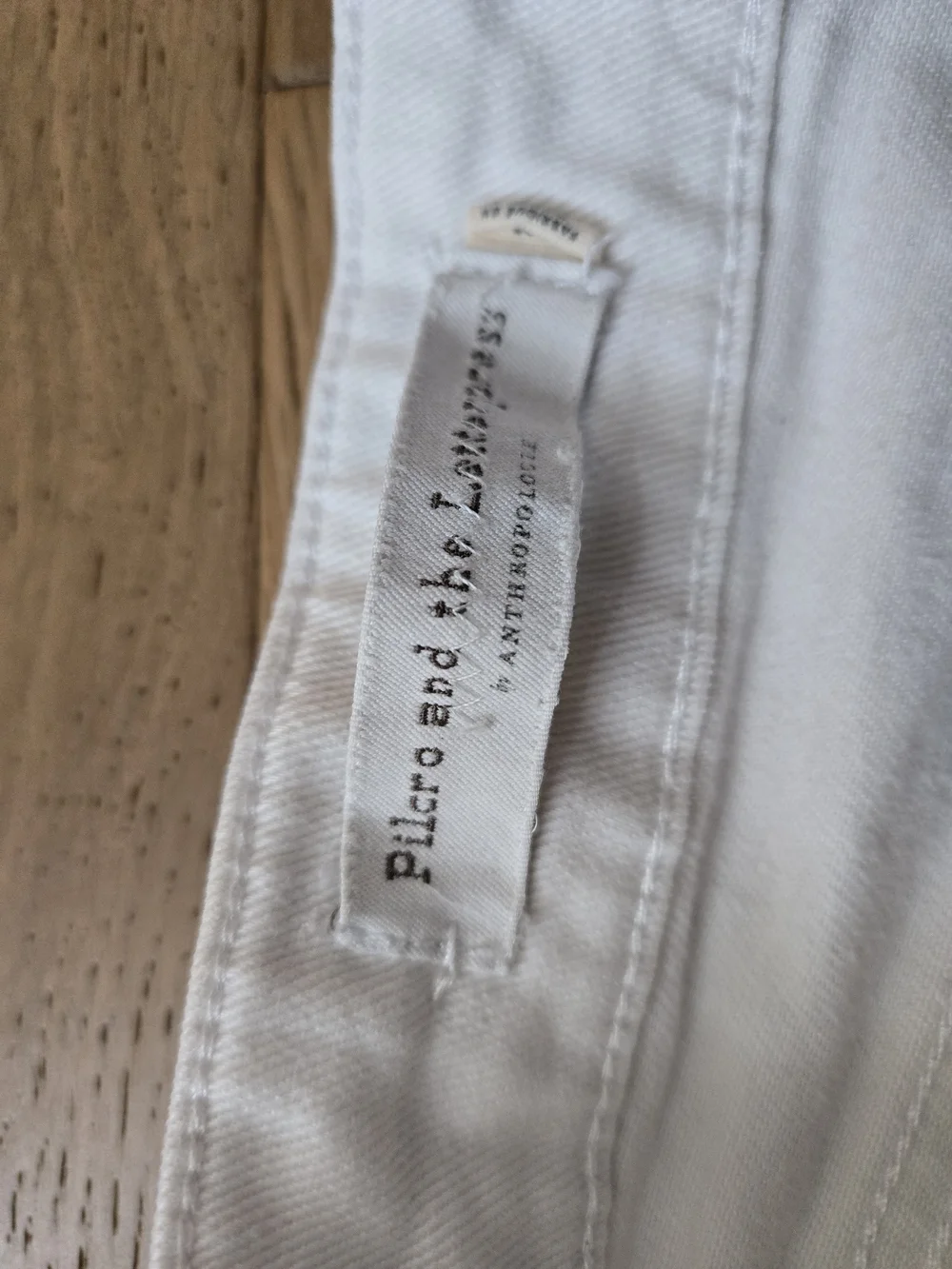 Anthropologie White Denim Jean Shorts - Picture 2 of 4